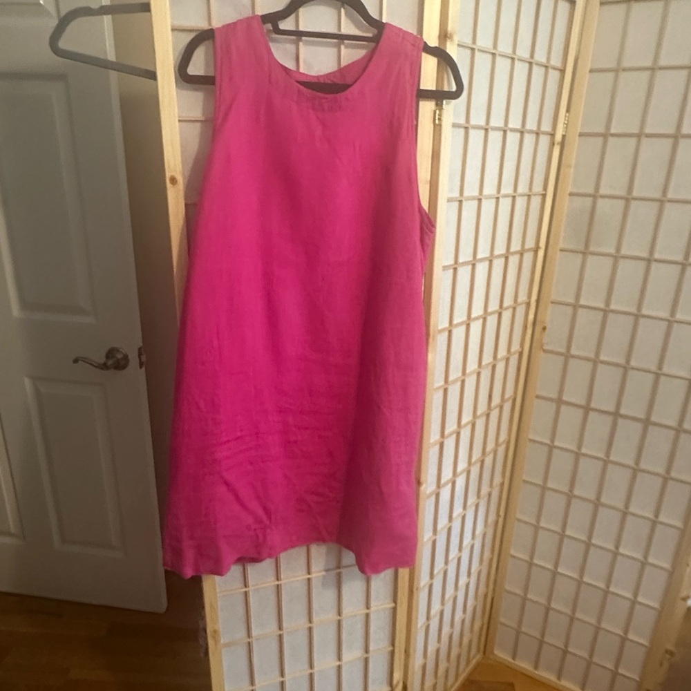 J. Crew Fuchsia Sleeveless Mini Dress